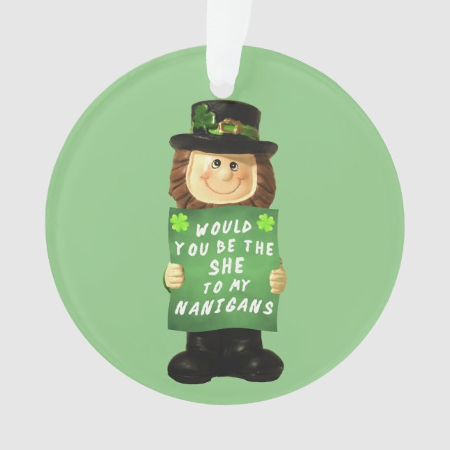 Shenanigans Ornament (Front)