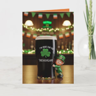 Shenanigans Saint Patrick's Day Card