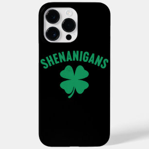 Shenanigans Shamrock St. Patrick's Day Retro Case-Mate iPhone 14 Pro Max Case