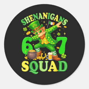 Shenanigans Squad Classic Round Sticker