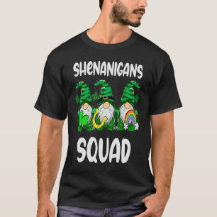 Shenanigans Squad Gnomes St Patrick's Day Men Wome T-Shirt