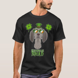 Shenanigans Squad I St Patricks Day Weimaraner T-Shirt