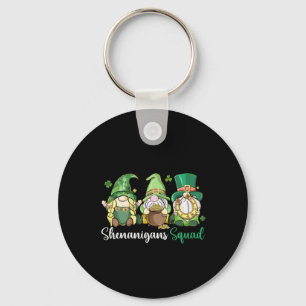 Shenanigans Squad Irish Gnomes Clover - St Patrick Key Ring