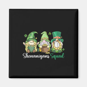 Shenanigans Squad Irish Gnomes Clover - St Patrick Magnet