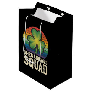 Shenanigans Squad Matching St Patricks Day Group  Medium Gift Bag