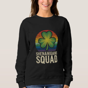 Shenanigans Squad Matching St Patricks Day Group Sweatshirt