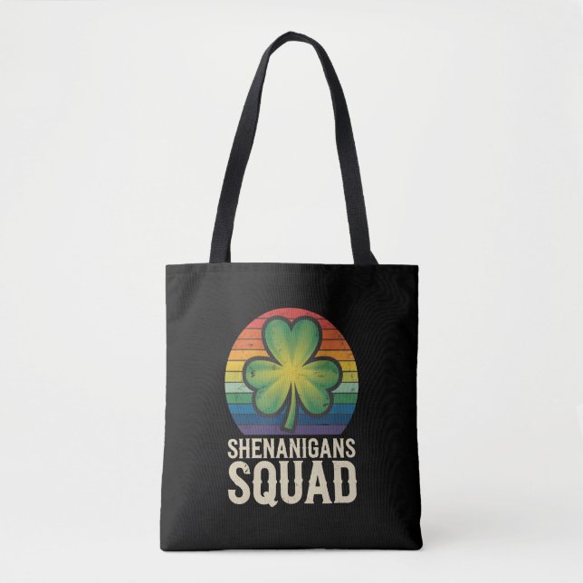 Shenanigans Squad Matching St Patricks Day Group  Tote Bag (Front)