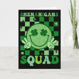 Shenanigans Squad Matching St Patricks Day Men Wom Card