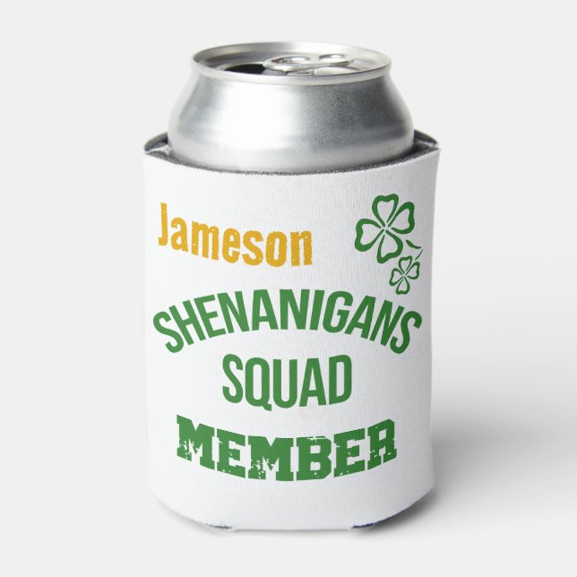 Shenanigans Squad Member Can Cooler (Can Front)