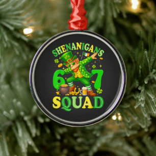 Shenanigans Squad Metal Ornament