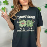 Shenanigans Squad Retro Custom St. Patrick's Day T-Shirt<br><div class="desc">Introducing our Shenanigans Squad Retro Custom St. Patrick's Day T-Shirt—a stylish and personalised way to celebrate St. Patrick's Day with your crew. These custom shirts are perfect for both men and women, making them an ideal choice for a coordinated and festive look during the holiday. Crafted as personalised matching group...</div>