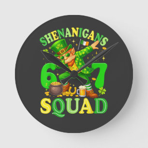 Shenanigans Squad Round Clock