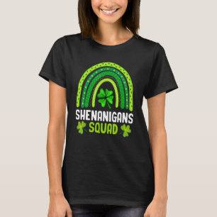 Shenanigans Squad St Patrick's Day Gifts Rainbow S T-Shirt