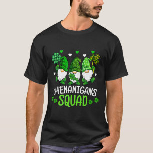 Shenanigans Squad St Patricks Day Gnomes Family Ma T-Shirt