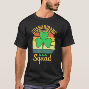 Shenanigans Squad St Patricks Day Gnomes Green Pro T-Shirt
