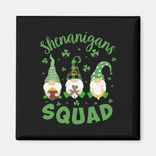 Shenanigans Squad St Patricks Day Gnomie Gnome Wom Magnet