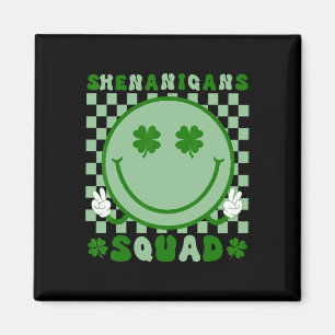 Shenanigans Squad St Patricks Day Smile Green Prou Magnet