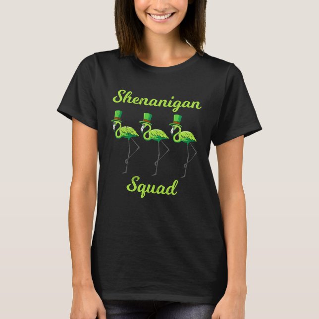 Shenanigans Squad St Patrick's Day T-Shirt (Front)