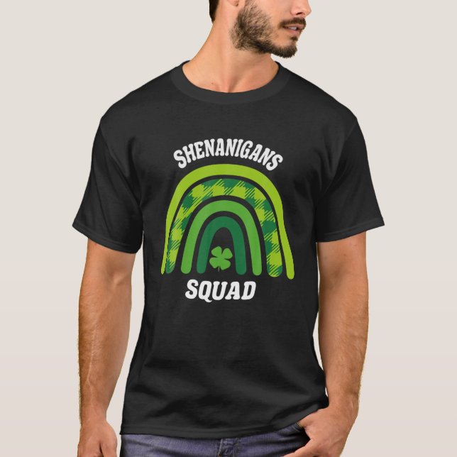Shenanigans Squad St Patrick's Day T-Shirt (Front)