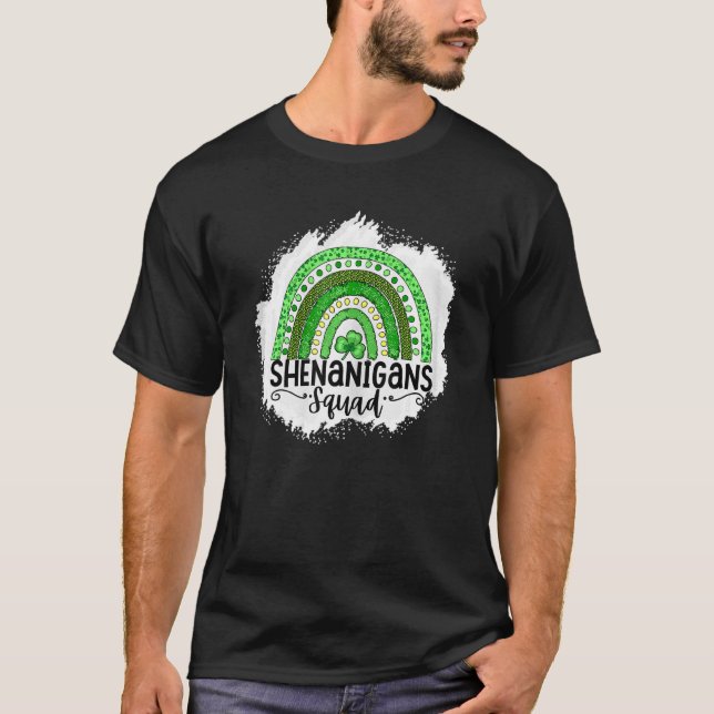 Shenanigans Squad T- St Patrick's Day Men Women Ki T-Shirt (Front)