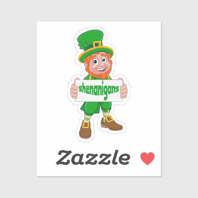 Shenanigans St. Patrick's Day Leprechaun St Pattys (Sheet)