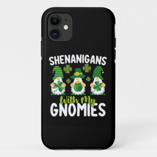 Shenanigans With My Gnomies Gnome St Patrick's Day Case-Mate iPhone Case