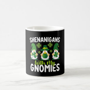 Shenanigans With My Gnomies Gnome St Patrick's Day Coffee Mug