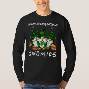 Shenanigans With My Gnomies St Patrick's Day Gnome T-Shirt
