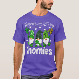Shenanigans With My Gnomies St Patrick's Day Gnome T-Shirt