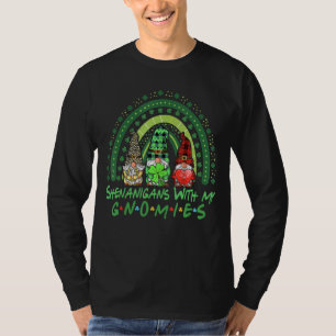 Shenanigans With My Gnomies St Patrick's Day Gnome T-Shirt