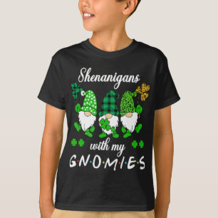 Shenanigans With My Gnomies St Patrick's Day Gnome T-Shirt