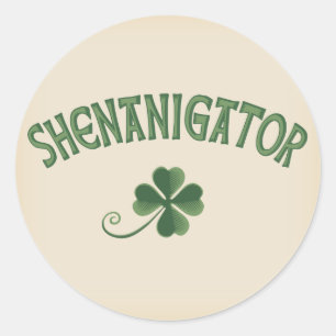 Shenanigator Classic Round Sticker