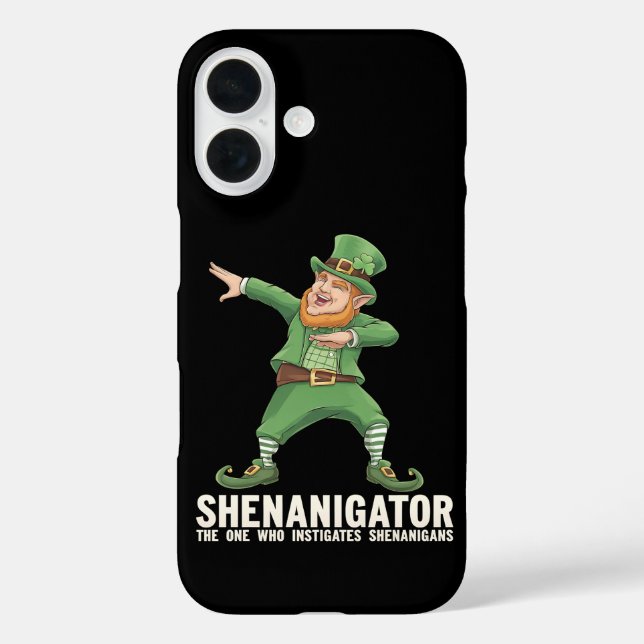 Shenanigator Dabbing Leprechaun St Patrick's Day Case-Mate iPhone Case (Back)