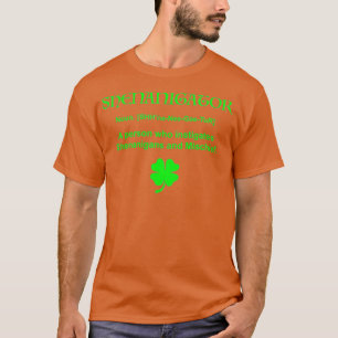 Shenanigator  Four Leaf Clover Saint Patrick Day G T-Shirt
