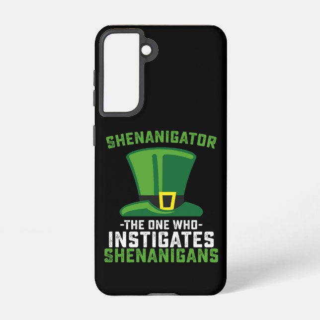 Shenanigator The One Who Instigates Shenanigans Samsung Galaxy S21 Case (Back)