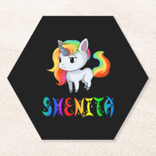 Shenita Unicorn Paper Coaster