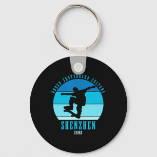 Shenzhen China Skateboarder Urn Skateboarding Key Ring