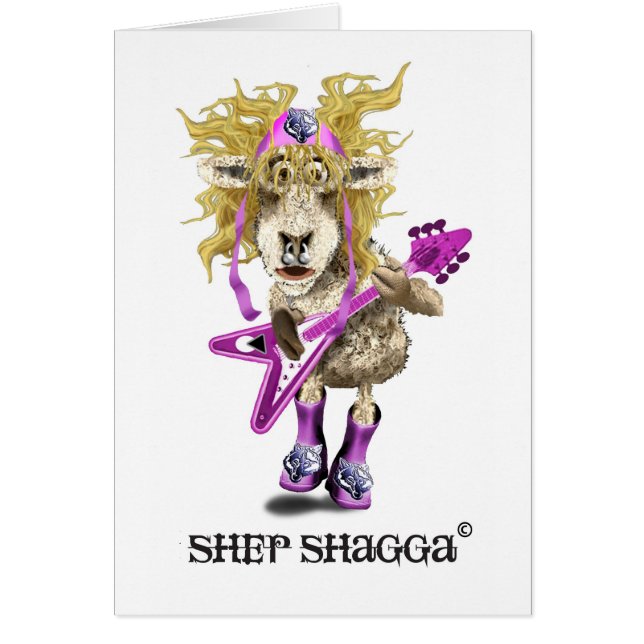 Shep Shagga Rock n Roll sheep (Front)