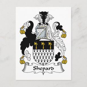 Shepard Family Crest Postcard