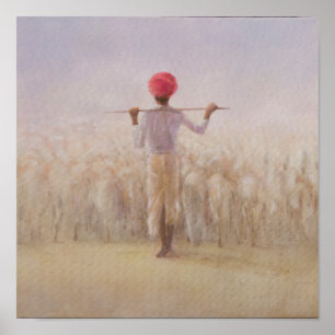 Shepherd and Flock Poster