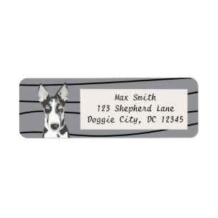 Shepherd Border Collie Return Address Label