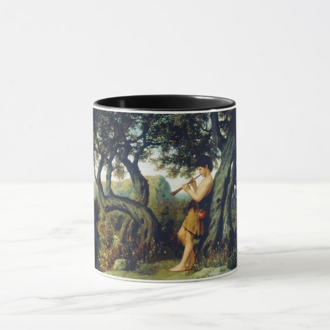 Shepherd Boy Playing the Flute Mug (Center)
