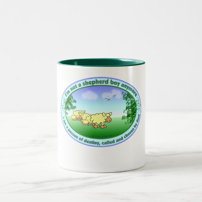 Shepherd Boy Two-Tone Coffee Mug (Center)