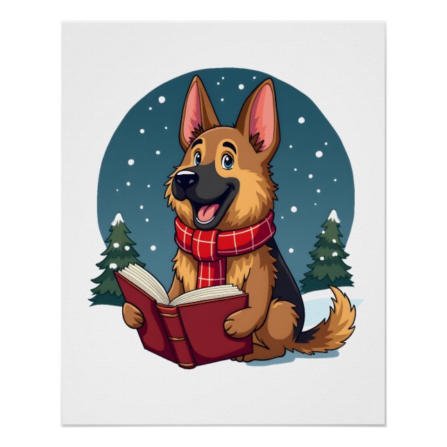 Shepherd Caroling Night Poster (Front)