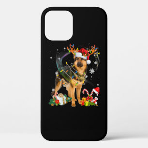 Shepherd Christmas Dog iPhone 12 Pro Case