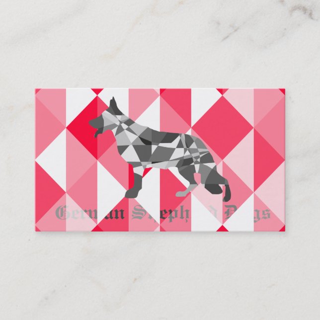 Shepherd Dog Business Cards (Front)