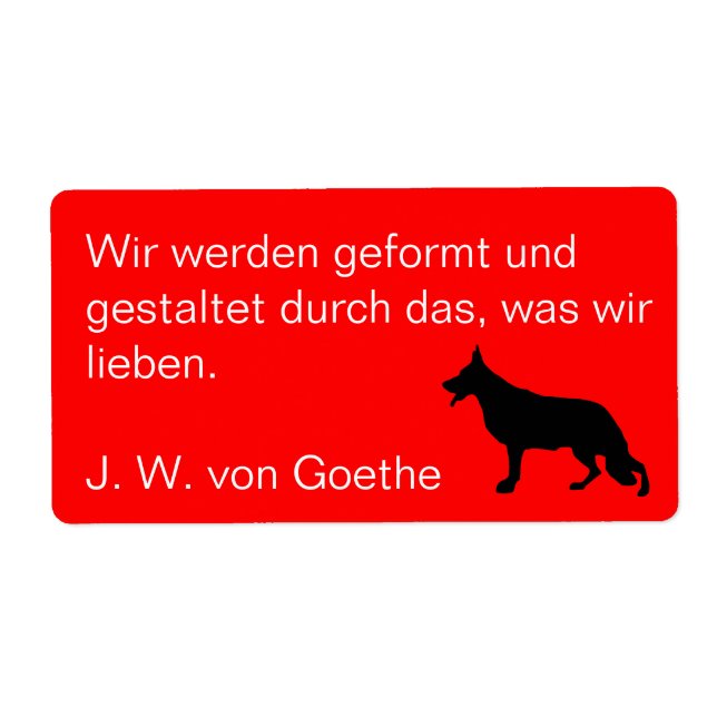 Shepherd dog silhouette (Front)