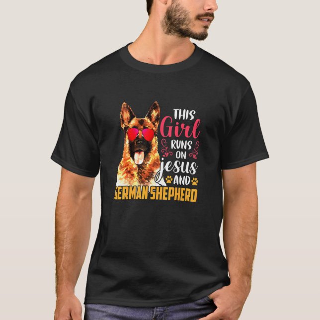Shepherd German Shepard Shepherd Dog K9 T-Shirt (Front)