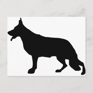 shepherd minimal illustration postcard
