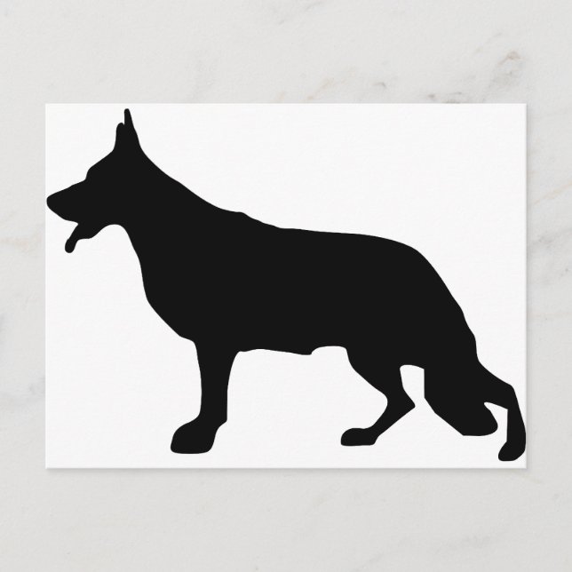 shepherd minimal illustration postcard (Front)